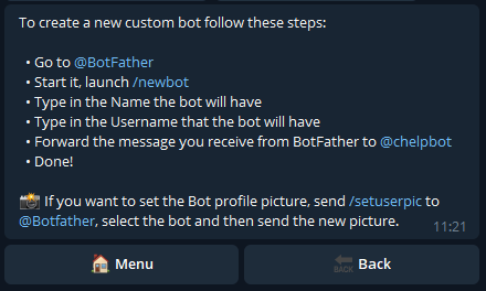 How to create a bot